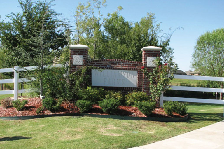 Williamson Farms Gated Community in Southwest Oklahoma City